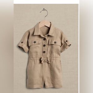 Banana Republic Baby - 100% Linen Romper